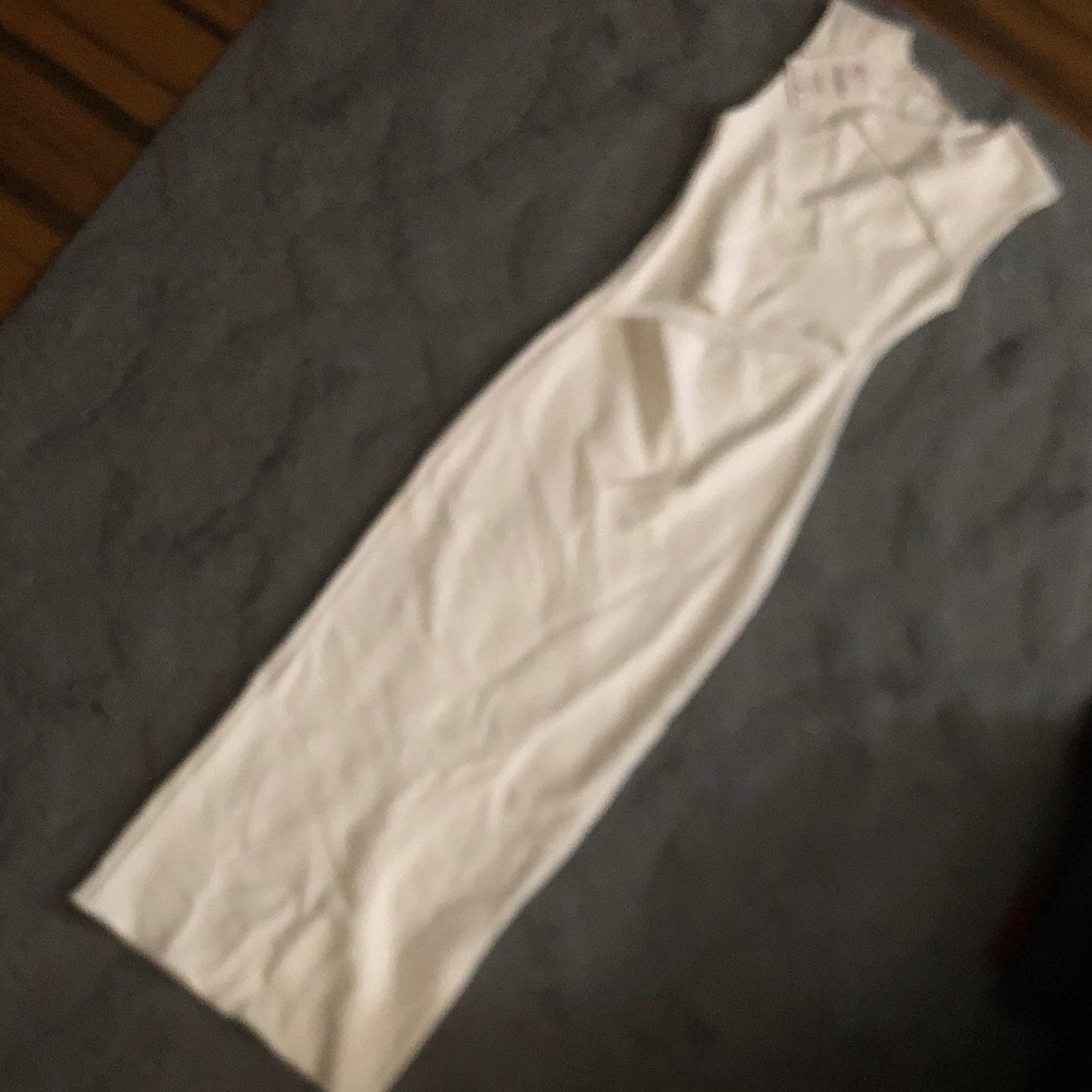 Zara White Maxi Dress